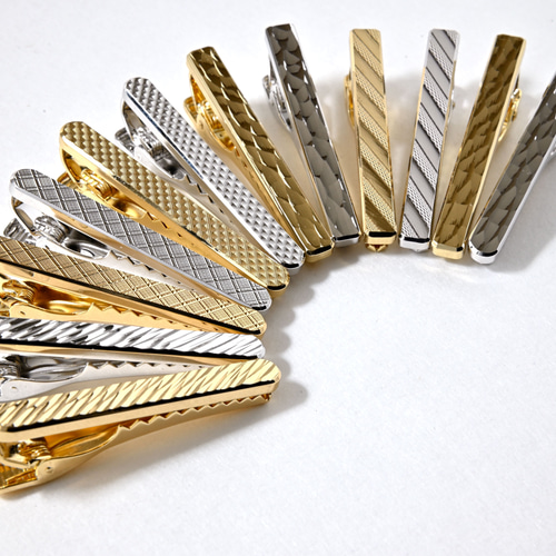 【K14 刻印　三菱　ネクタイピン】真珠　タイピン　昭和レトロ　1960年代 VINTAGE】真鍮製 ネクタイピン／タイバー（G-1） タイピン