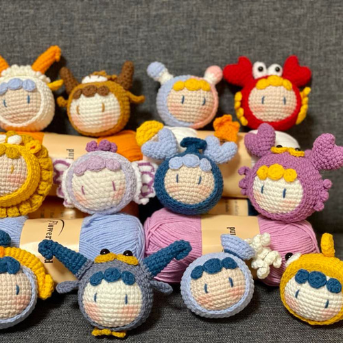 オーダー受付専用　まん丸な鳥　あみぐるみ　キーホルダー　ハンドメイド オーダー受付専用 まん丸な鳥 あみぐるみ キーホルダー ハンドメイド