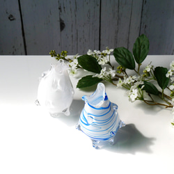 多刺花瓶【白色】可愛玻璃花瓶有花無花 第2張的照片