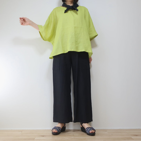 夏季時尚亞麻上衣❣️寬鬆套頭衫（一種尺寸適合大多數/所有 4 種顏色） 第19張的照片