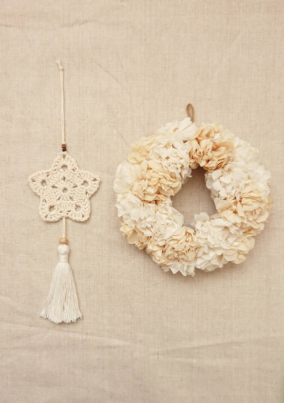 ＊Hanging ornament ( cotton )＊ 5枚目の画像