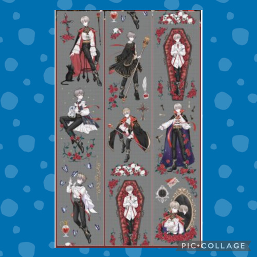 td-520○ 海外 マスキングテープ 人物 男子 マステ シール ステッカー