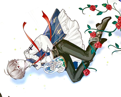 td-520○ 海外 マスキングテープ 人物 男子 マステ シール ステッカー