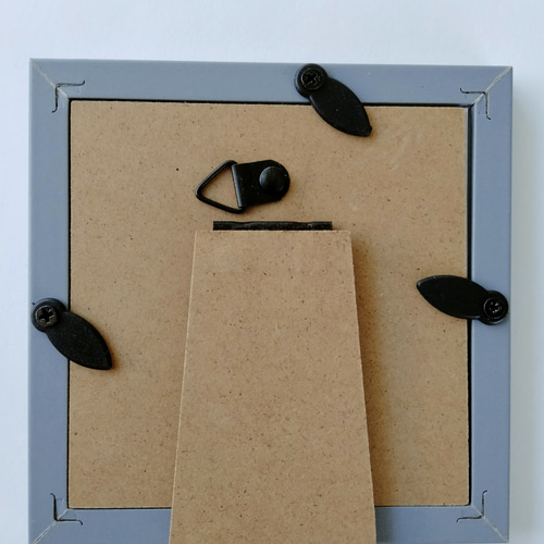 シーグラスアート「イルカと」 ミニ額 イラスト こども 生み出して