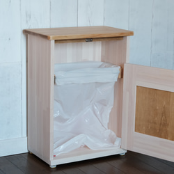 木製　ダストボックス　フタ付きゴミ箱　ごみ箱 7枚目の画像
