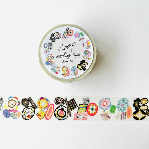 doop masking tape ブーケ 20mm×5M 1枚目の画像