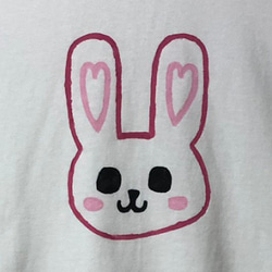 Tシャツ　うさぎ 1枚目の画像