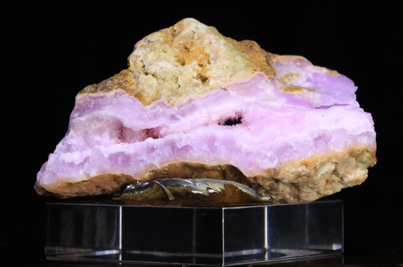 78g『レア』 蛍光 ロータスピンク 天然 アラゴナイト 原石 鉱物 標本｜アフガニスタン ヘルマンド州 産 8枚目の画像