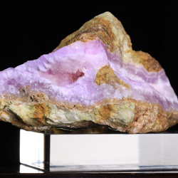 78g『レア』 蛍光 ロータスピンク 天然 アラゴナイト 原石 鉱物 標本｜アフガニスタン ヘルマンド州 産 9枚目の画像