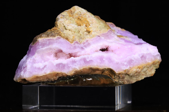 78g『レア』 蛍光 ロータスピンク 天然 アラゴナイト 原石 鉱物 標本｜アフガニスタン ヘルマンド州 産 6枚目の画像
