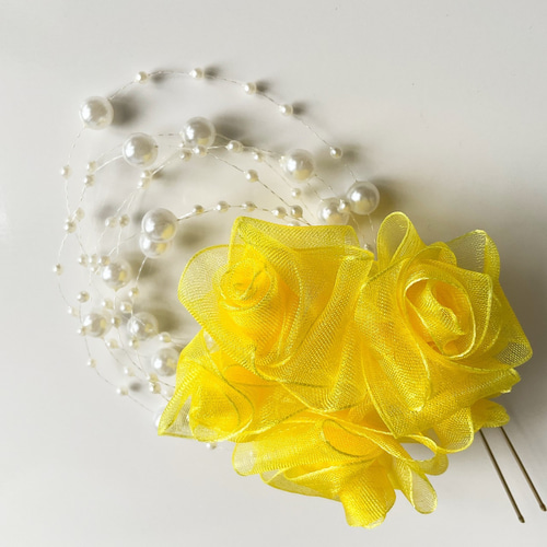 80年代アイドル風!薔薇のUピンかんざし ヘアピン 80年代アイドル風!薔薇のUピンかんざし ヘアピン