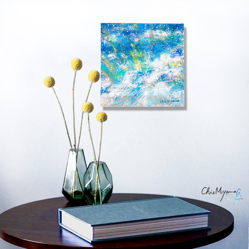 原画/抽象画/モダンアート/現代アート/アクリル画 Magic hour 海 空