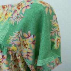 【シンガポール/バジュクロン】お花のワンピース・丸洗いOK/アイロン不要・シンガポールから送料無料） 8枚目の画像