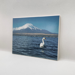 Photo陶板　河口湖から撮影した富士山の写真を陶板に 1枚目の画像