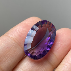 AMR07 天然 大粒 アメジスト 楕円 アメシスト 紫水晶 ２月誕生石 ルース 裸石 6枚目の画像