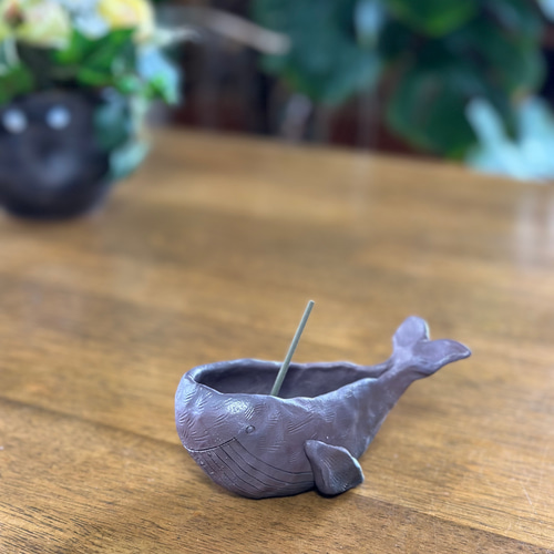 おしゃれな✨クジラの置物 花器 インテリア 陶器 【公式通販】