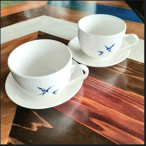 ツバメのカップ&ソーサー(ペア) ティーカップ myu select 通販