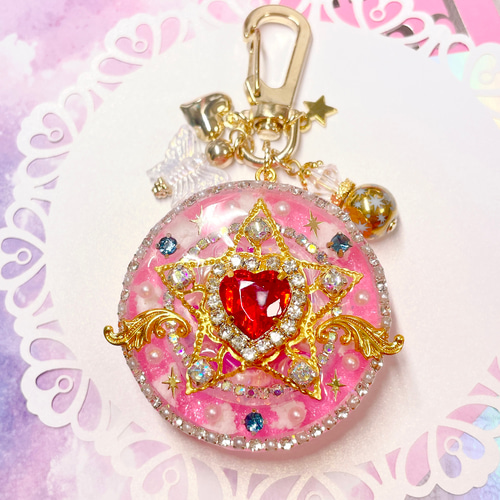 ゆめかわ 魔法少女 コンパクト シェイカー キーホルダー その他