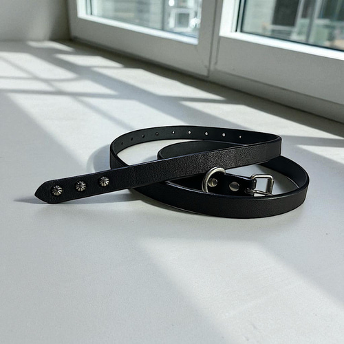 ナローベルト レザーベルト スタッズベルト ロングベルト 栃木レザー