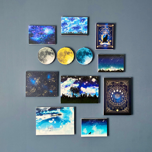 満月 -THE MOON- アートを飾る キャンバスボード 写真・グラフィック