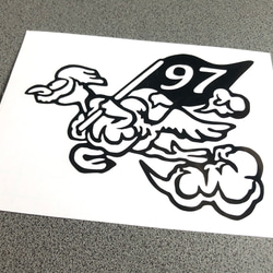 世田谷ベース ロードストローラー 97 ステッカー 左向き アメ車 US