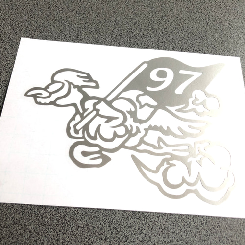 世田谷ベース ロードストローラー 97 ステッカー 左向き アメ車 US