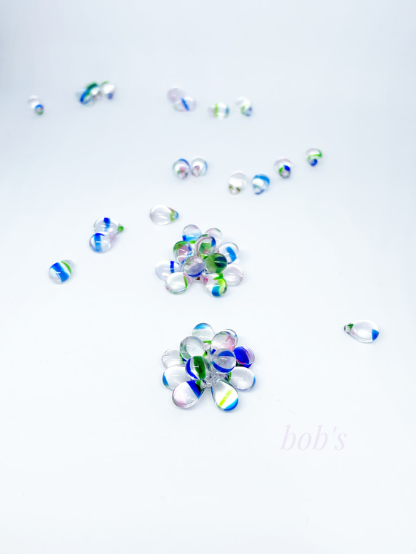 glass beads  pierce/earring*multicolored 13枚目の画像