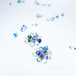 glass beads  pierce/earring*multicolored 12枚目の画像