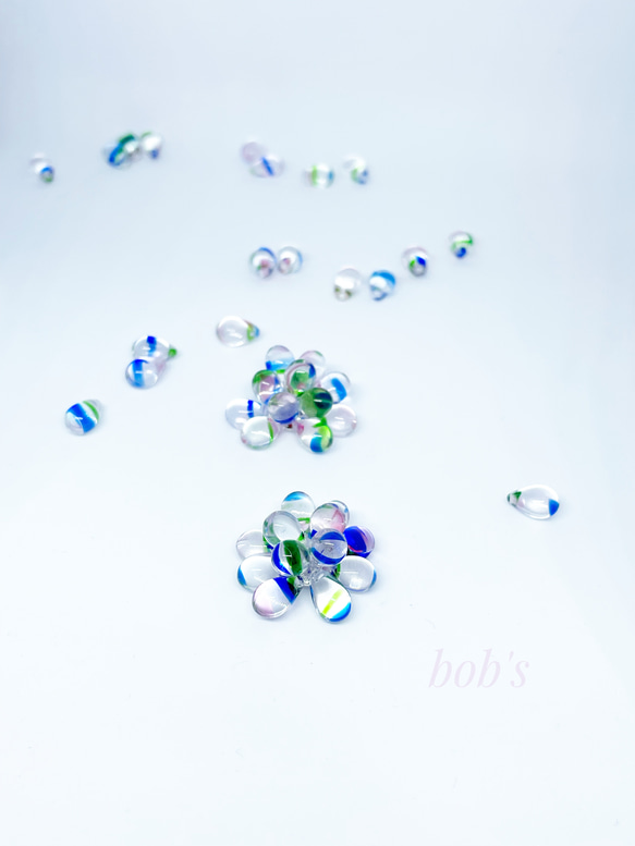 glass beads  pierce/earring*multicolored 14枚目の画像