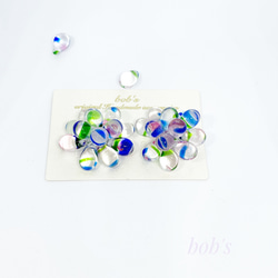 glass beads  pierce/earring*multicolored 11枚目の画像