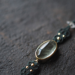 phantom quartz brass bracelet (tanada) 3枚目の画像