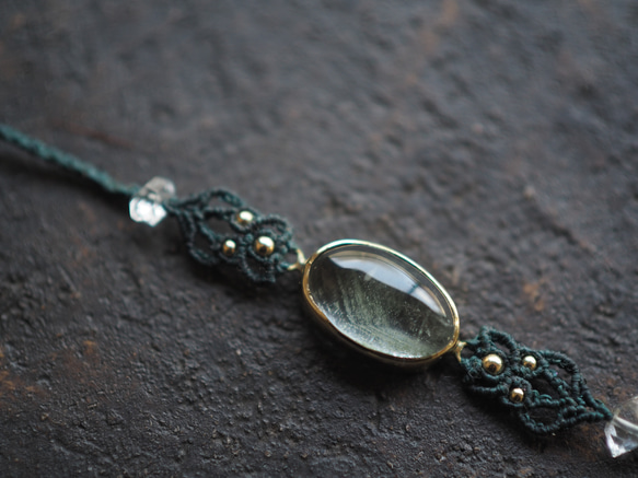 phantom quartz brass bracelet (tanada) 2枚目の画像