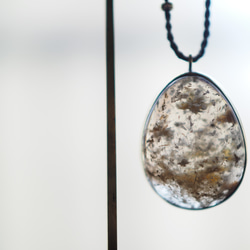 garden rutile quartz brass necklace (bakushuu) 2枚目の画像