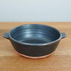 【予約販売】グラタン皿　コンロにかけられる直火OK！土鍋　トースター、グリル、電子レンジOK(IH不可) 6枚目の画像