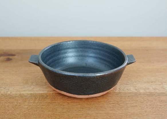 【予約販売】グラタン皿　コンロにかけられる直火OK！土鍋　トースター、グリル、電子レンジOK(IH不可) 6枚目の画像