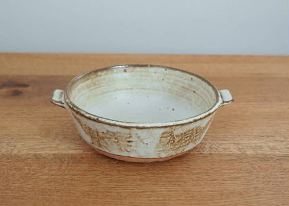 【予約販売】グラタン皿　コンロにかけられる直火OK！土鍋　トースター、グリル、電子レンジOK(IH不可) 5枚目の画像