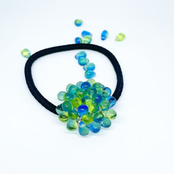 beads  hair gom*mix ﾍﾟﾘﾄﾞｯﾄ blue 3枚目の画像