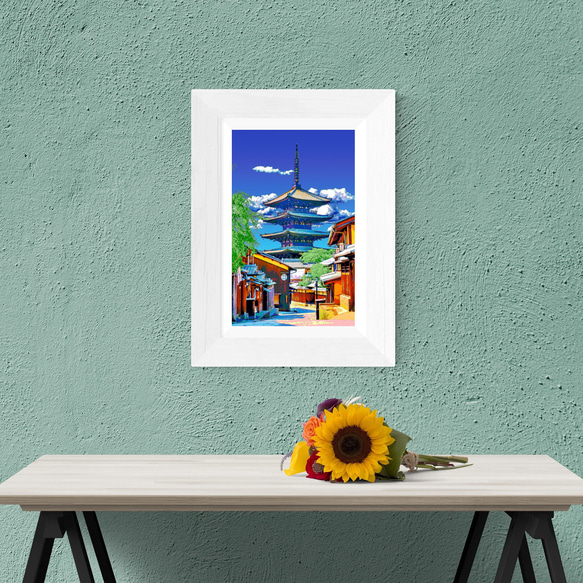 【アートポスター】京都 八坂の塔（作品No.506） 4枚目の画像
