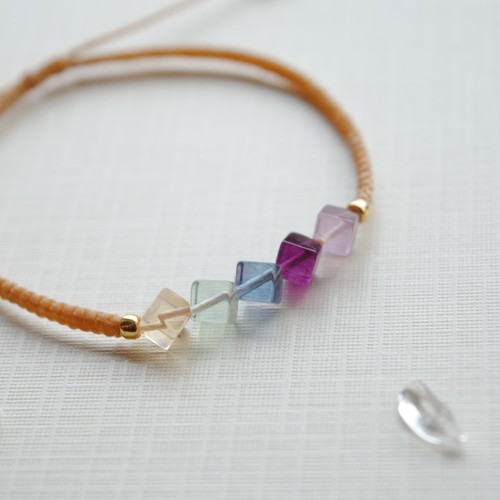 フローライトブレスレット*紫陽花* ブレスレット うさぎ 通販 フローライトブレスレット*紫陽花* ブレスレット うさぎ 通販