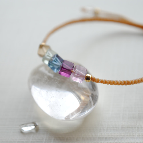 フローライトブレスレット*紫陽花* ブレスレット うさぎ 通販 フローライトブレスレット*紫陽花* ブレスレット うさぎ 通販