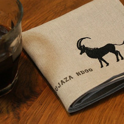 セーブルアンテロープ/リネンクロス⁂美しくてスタイリッシュなハンカチ⁂ 5枚目の画像