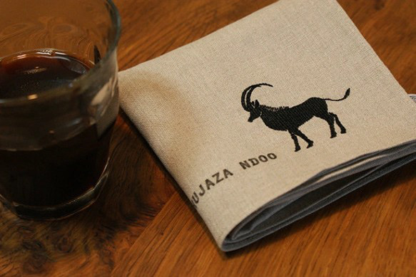 セーブルアンテロープ/リネンクロス⁂美しくてスタイリッシュなハンカチ⁂ 5枚目の画像