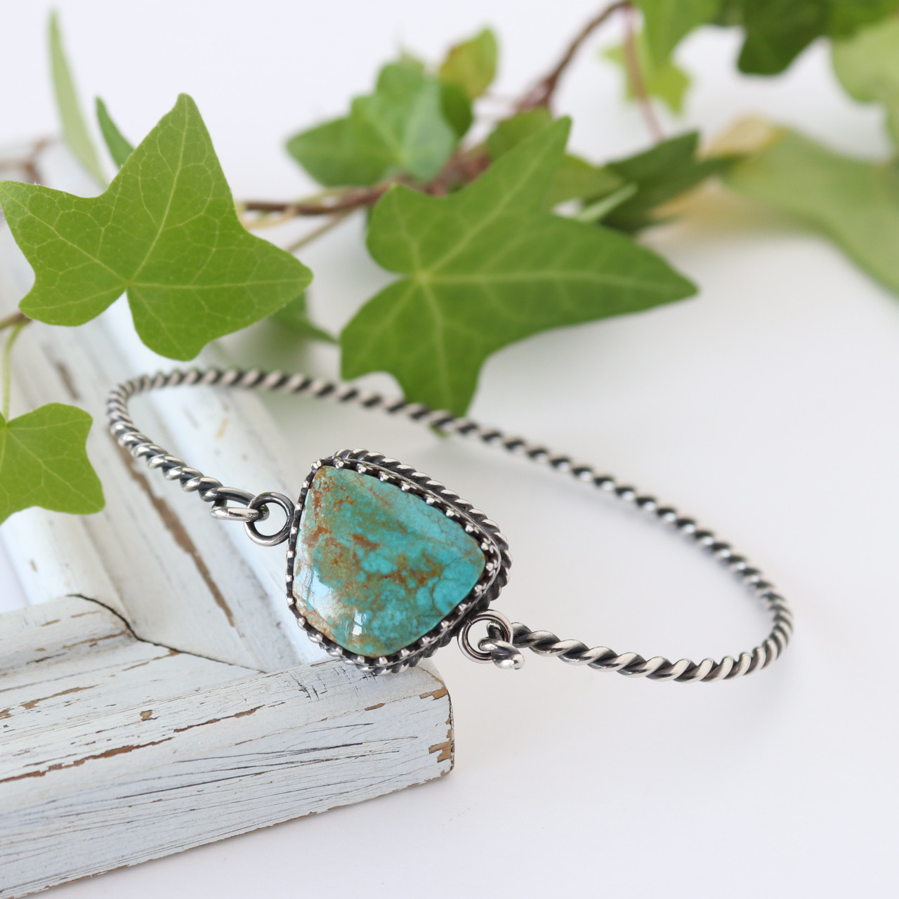 ターコイズ シルバー925 ブレスレット ■送料無料■