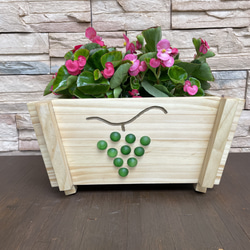 銅製装飾プランター ブドウモチーフ 銅製装飾プランター ブドウモチーフ 銅製装飾プランター ブドウ