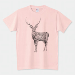 全37色・15サイズ！■ 美しい鹿さんのTシャツ　キッズサイズも 4枚目の画像