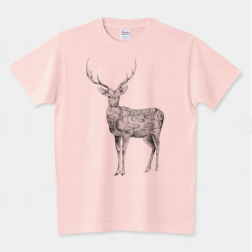 全37色・15サイズ！□ 鹿さんのTシャツ キッズサイズも Tシャツ AKIE