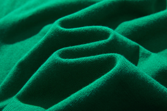 休閒時尚夏季針織衫，薄型100%棉，亮綠色 230602-5 第8張的照片