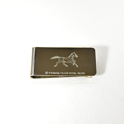 VINTAGE】洋白製 マネークリップ 馬 その他ファッション雑貨 RBrass