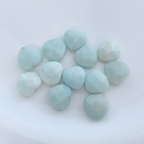 Amazonite Heart 2 ✧ アマゾナイト | FLUXY - 天然石と鉱物のお