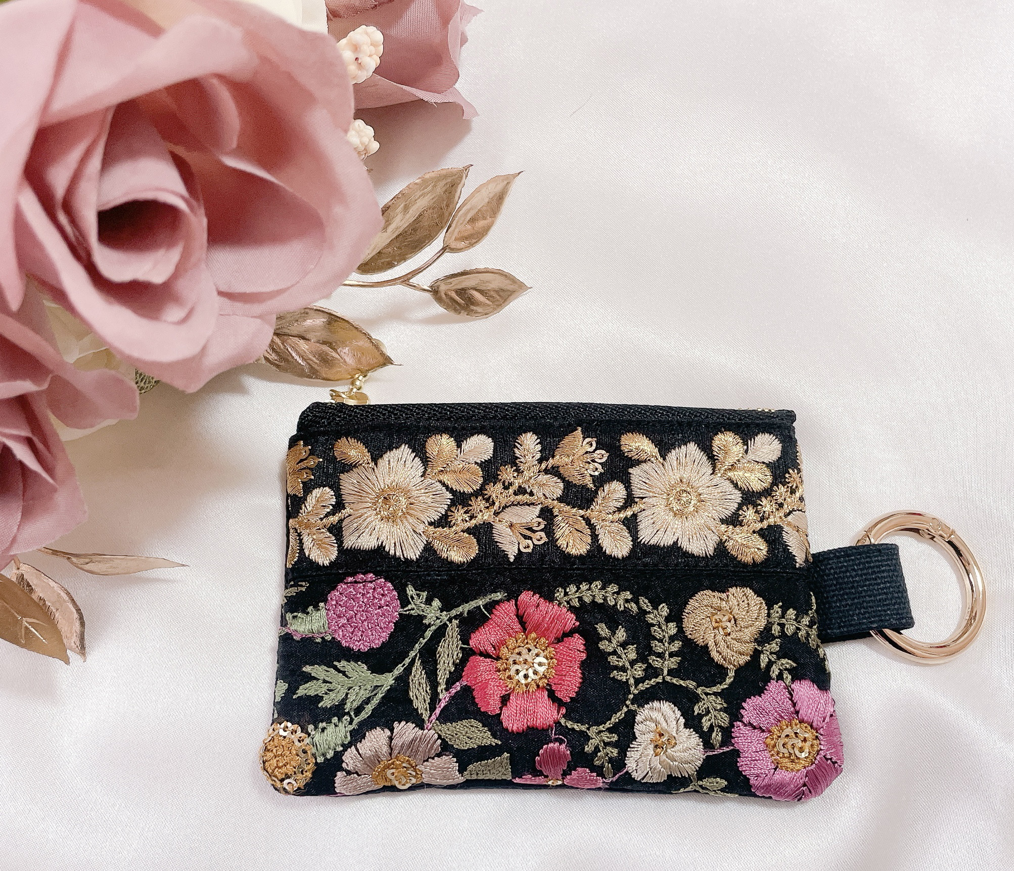 【Rページ】ファスナーリフィル・インド刺繡リボンのバンド R様専用ページ】ファスナーリフィル・インド刺繡リボンのバンド